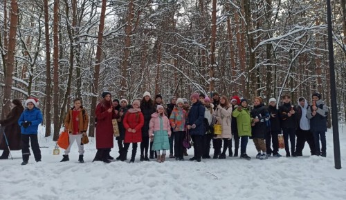 В школе №46 Обручевского района прошли новогодние праздники