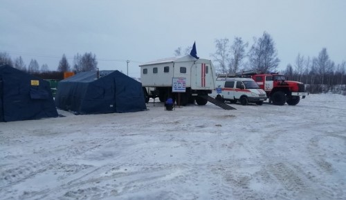 Спасатели МЧС России развёртывают пункты обогрева на федеральных трассах в связи с резким похолоданием