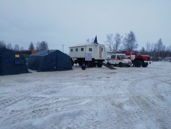 Спасатели МЧС России развёртывают пункты обогрева на федеральных трассах в связи с резким похолоданием