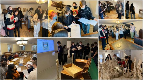 Десятиклассники из школы №170 посетили Дом-музей М. Цветаевой