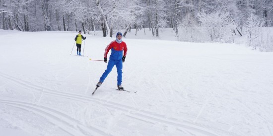 На лыжной трассе базы «Битца» состоялся первый этап районных соревнований по лыжным гонкам