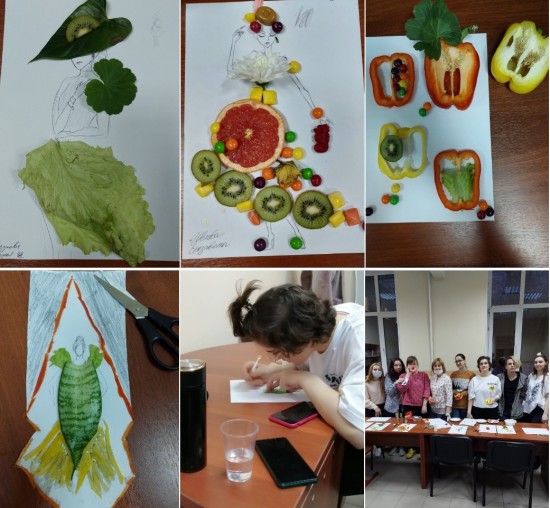 Для студентов Образовательного комплекса «Юго-Запад» провели мастер-класс «Food Art»