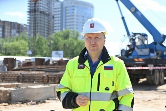 Андрей Бочкарёв: Монолитные работы на станции «Лианозово» выполнены более чем на две трети