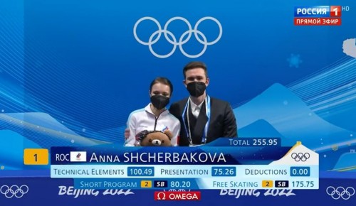 Ученица школы №109 Анна Щербакова победила на Олимпиаде
