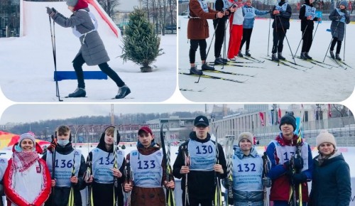 Ученики ОК «Юго-Запад» приняли участие в «Лыжных стартах-2022»