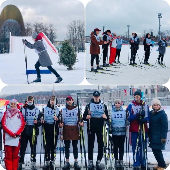 Ученики ОК «Юго-Запад» приняли участие в «Лыжных стартах-2022»
