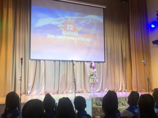 В школе №117 состоялся фестиваль патриотической песни