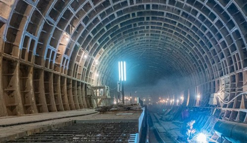 Рабочие приступили к строительству тоннеля между станциями «Вавиловская» и «Новаторская»