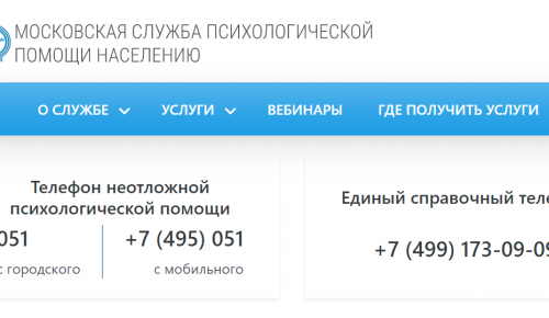С начала года Московская служба психологической помощи провела свыше 20 тысяч консультаций