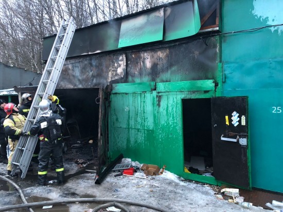Пожар в Ясенево. Правила пожарной безопасности в гаражном хозяйстве