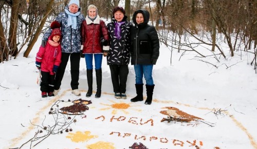 Мосприрода назвала победителей конкурса «Снежный холст» в Битцевском лесу