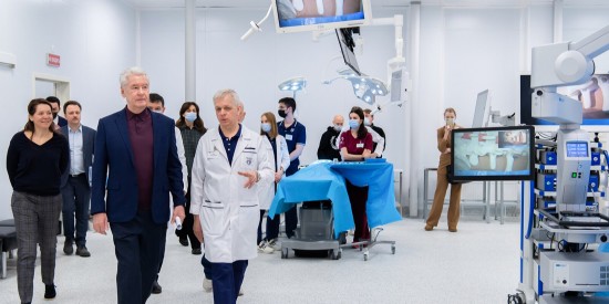Собянин открыл уникальный хирургический тренинг-центр в ГКБ им Ворохобова