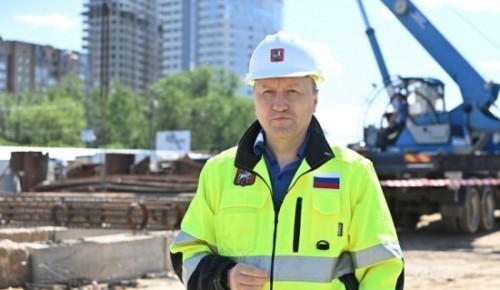 Андрей Бочкарёв: На строящейся станции метро «Физтех» начались монолитные работы