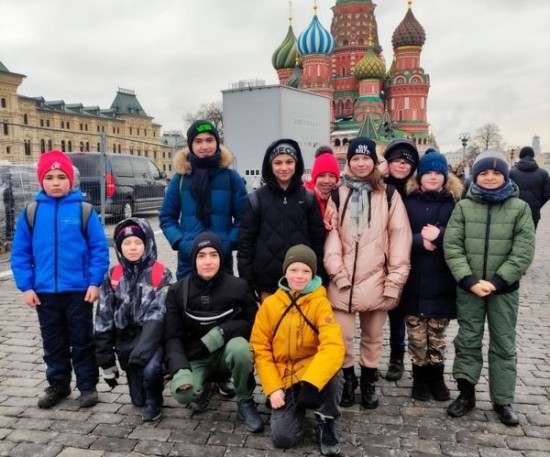 Ученики школы №538 сходили на экскурсию на Красную площадь
