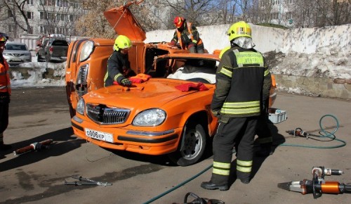 Московские спасатели совершенствуют свой профессиональный уровень