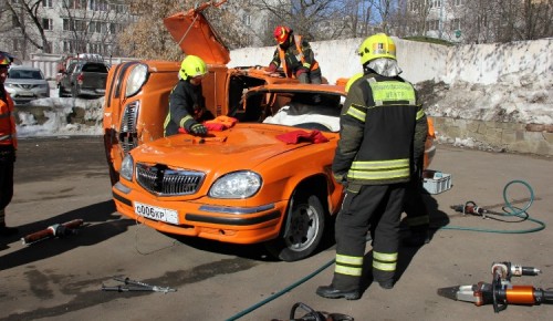 Московские спасатели совершенствуют свой профессиональный уровень