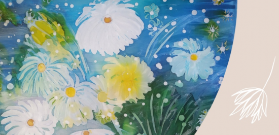 Галерея «Листок» приглашает 9 апреля на мастер-класс по росписи шелка