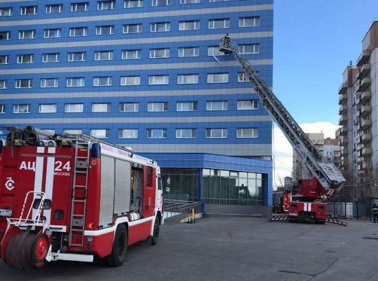 Пожарно-тактические учения в гостинице «Севастополь»