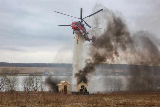 В Москве отработали действия по ликвидации природных пожаров