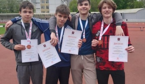 Ученик школы №1205 принял участие в первенстве Москвы по лёгкой атлетике
