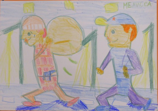 «Альмега» опубликовала рисунки воспитанников в рамках конкурса «Герои нашего времени»