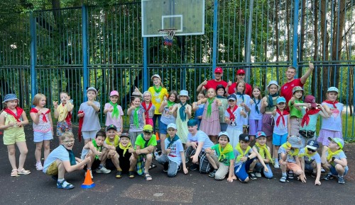 Ученики школы №626 посетили спортивный праздник в парке «Сосенки»
