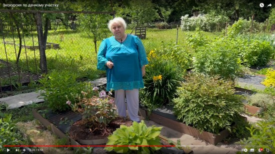 Садовод из Академического района провела видео-экскурсию по своей даче