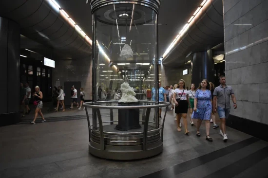 На станции метро «Воробьевы горы» представили предметы экодизайна
