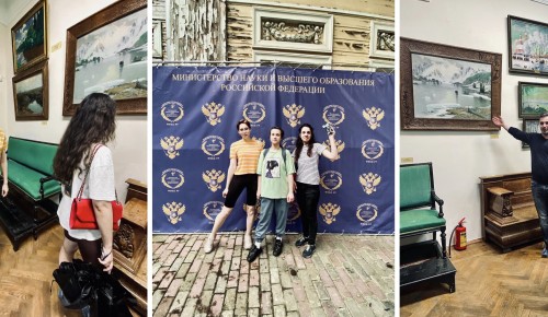 Студенты из Академического района приняли участие в благоустройстве усадьбы «Узкое»