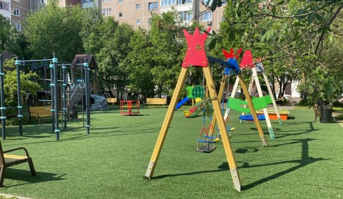 Благоустройство детской площадки в Чечерском проезде можно оценить на портале «Активный гражданин»