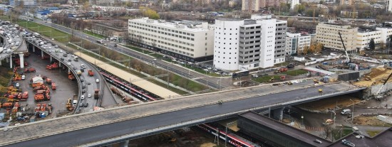 Власти сообщили о готовности съезда с южного участка МСД на Волгоградский проспект на 60%