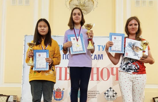 Ученица ДЮСШ им. М. М. Ботвинника стала призером турнира «Белые ночи» 