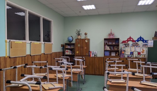 В старом корпусе школы №46 отремонтировали более 10 кабинетов