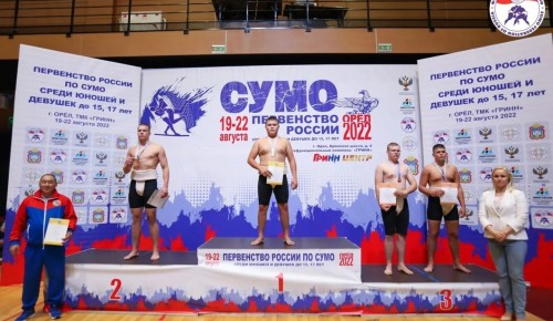 Воспитанник «Самбо-70» стал призером первенства России по сумо