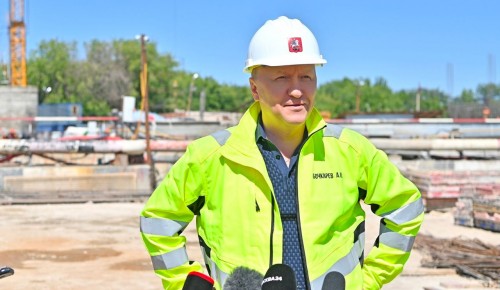 Бочкарёв: На перегоне «Варшавская» – «Каширская» Большого кольца метро заканчивается укладка рельсов