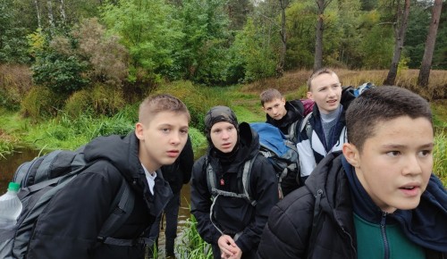 Ученики школы №626 совершили двухдневный поход в Орехово-Зуевский район