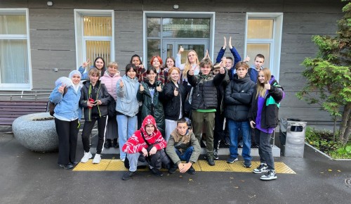 Ученики школы №626 совершили экскурсию в Центр социальной защиты района Котловка