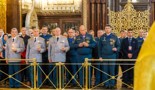 В Московском Кафедральном Соборном Храме Христа Спасителя состоялся молебен