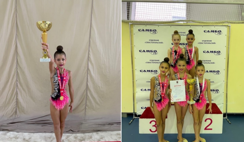 Ученица школы №1534 успешно выступила на чемпионате Москомспорта по художественной гимнастике
