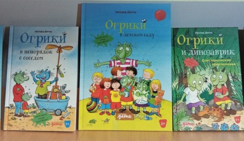 Фонд библиотеки №191 пополнился серией детских книг «Приключения Огриков»