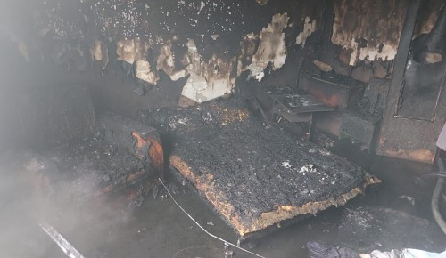 Пожарно-спасательные подразделения ЮЗАО ликвидировали пожар на Южнобутовской