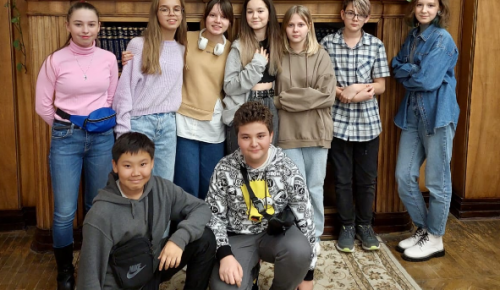 Ученики школы №1561 побывали на экскурсии в Российской государственной библиотеке