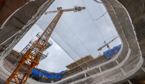 Устройство внутренних стен, кровли и фасада инновационного кластера «Ломоносов» вышло на завершающий этап