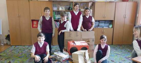 Школа №45 приняла участие в акции «Бумажный бум»