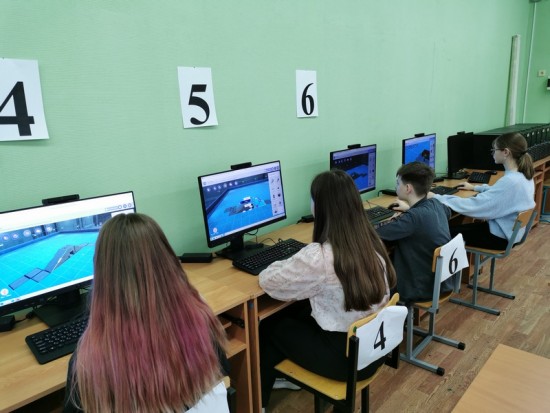 В школе №1212 прошел отборочный этап «IT-марафона 2022-2023» по модулю «Робототехника»