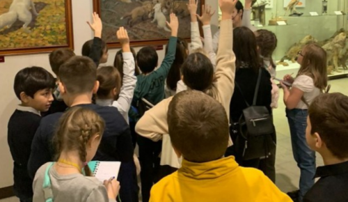 Ученики школы №45 совершили поездку в Дарвиновский музей