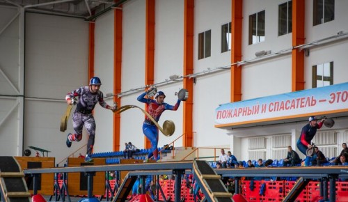 На площадке Департамента ГОЧСиПБ прошли всероссийские соревнования по пожарно-прикладному спорту