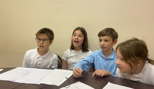 Ученики школы №2115 стали официальными голосами героев проекта «Орлята России»