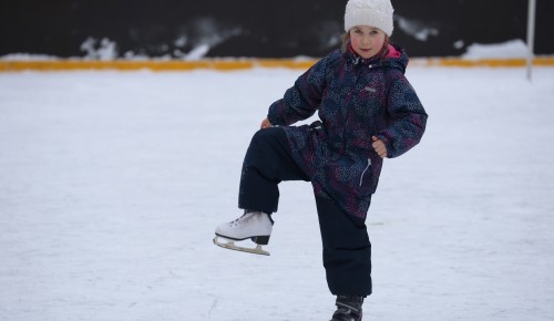 В Воронцовском парке открыли каток с искусственным льдом