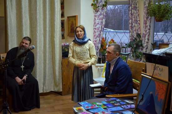 В Воскресной школе Патриарха Московского в Зюзине прошла встреча с художником